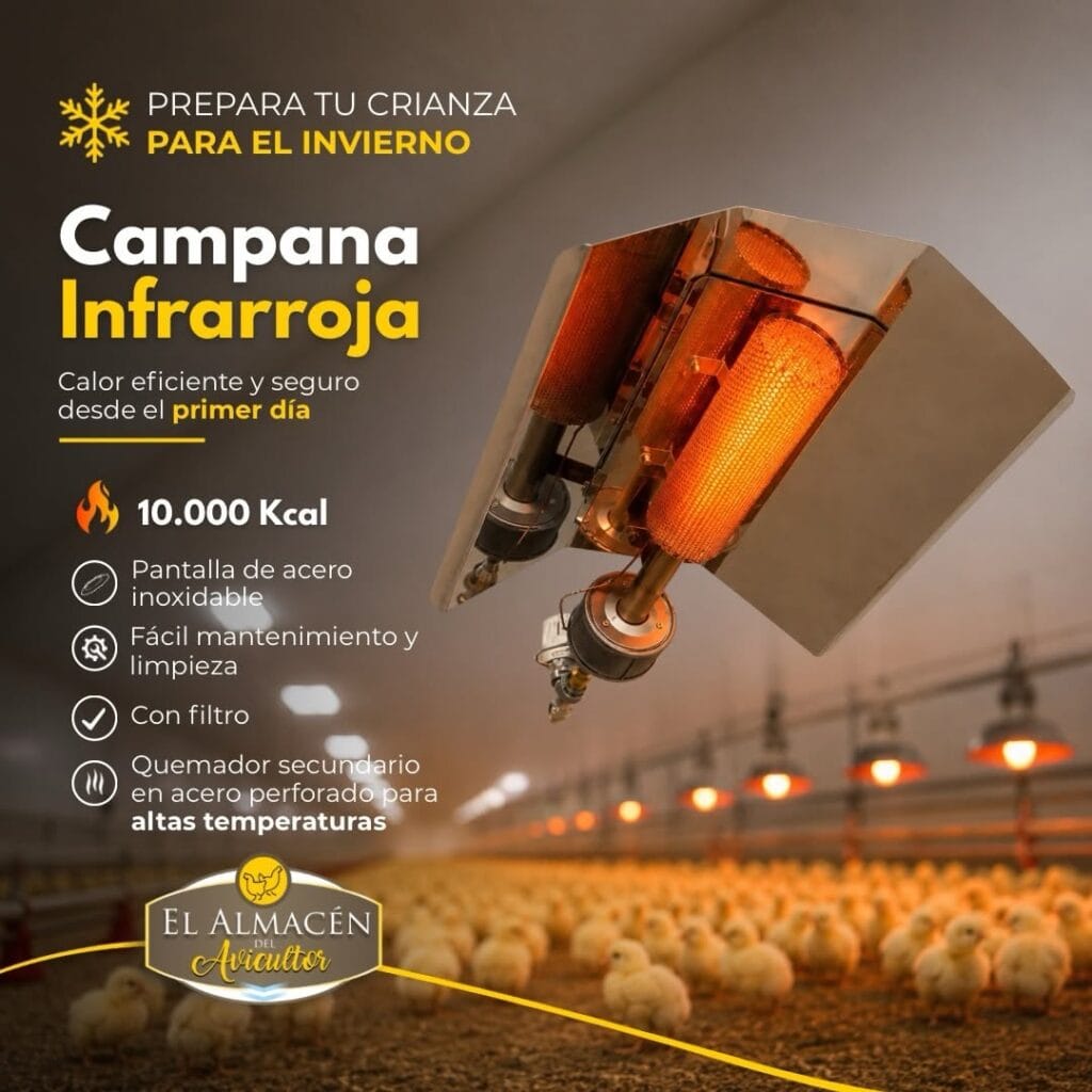 Campana Infrarroja – 10.000 Kcal