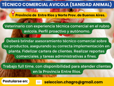 Técnico Comercial Avícola